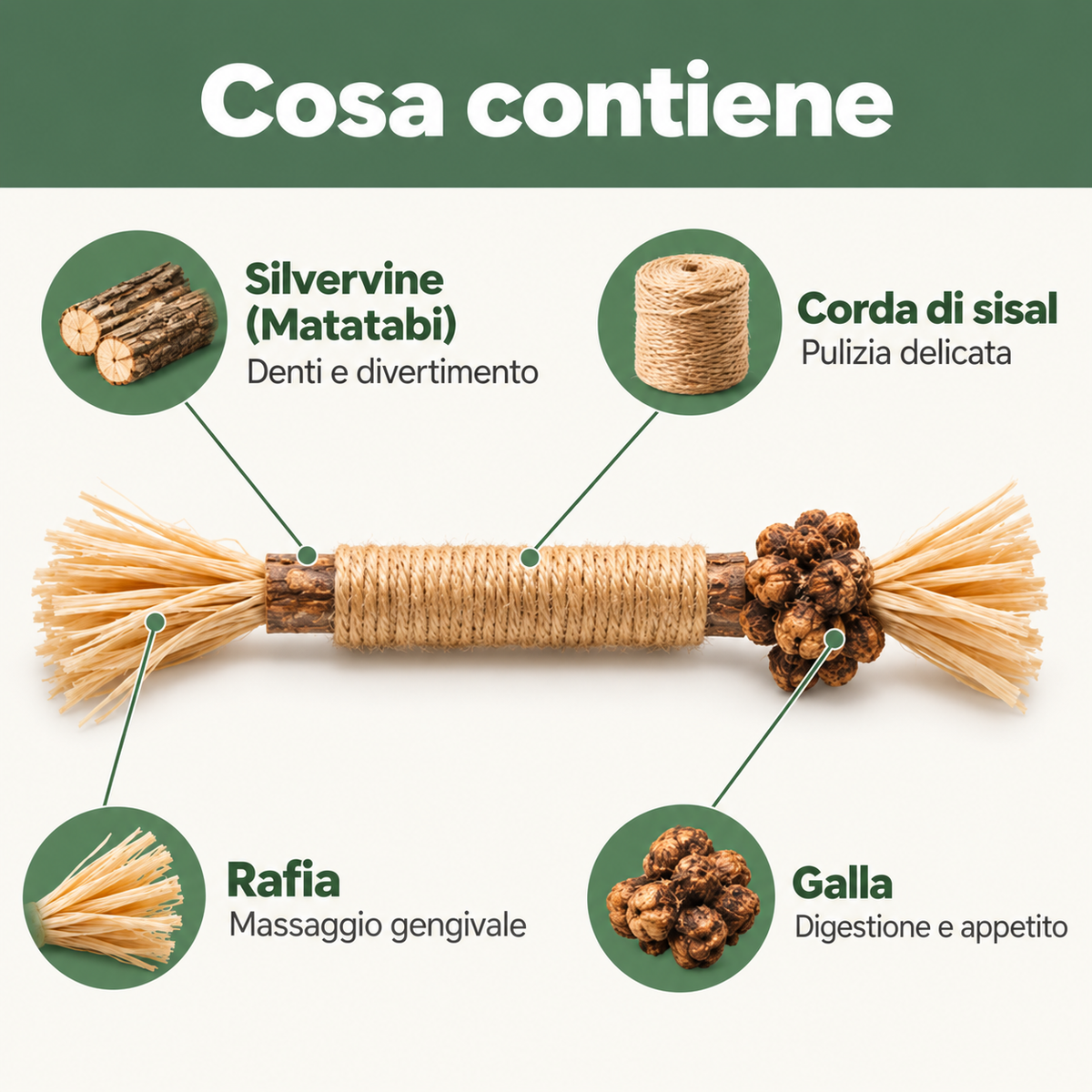 BitPet — Bastoncino Silvervine per Gatti